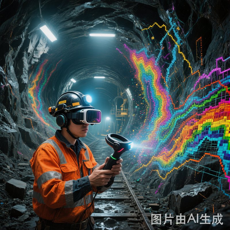 点为:矿山生产实训 VR 系统