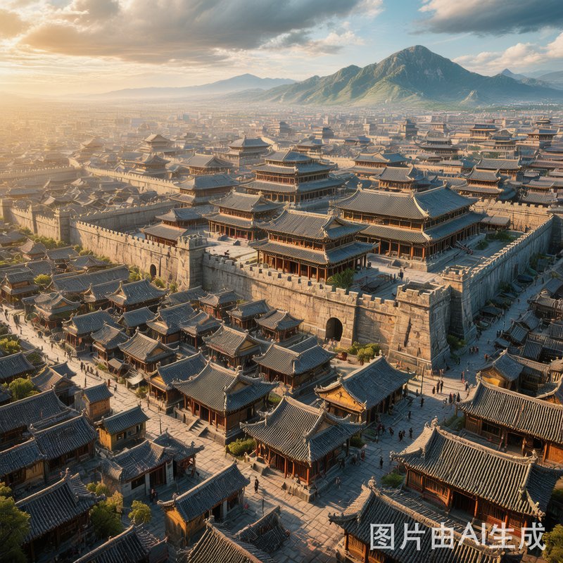 腾讯游戏:秦朝巨型城市程序化重建